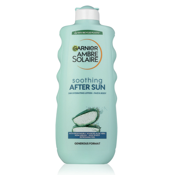 hydratační mléko po opalování Garnier Ambre Solaire, které okamžitě zklidní pokožku, dodá jí potřebnou hydrataci a navíc ji zanechá hebkou. 300 Kč