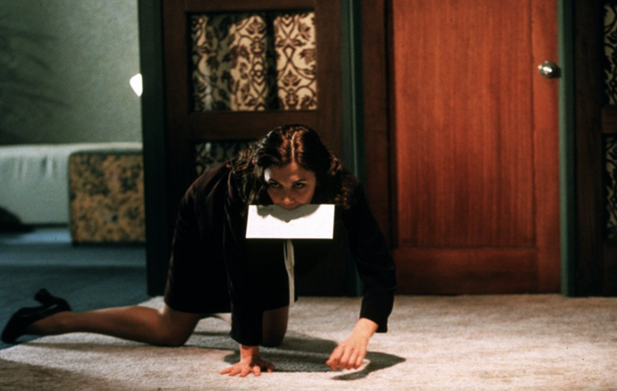 Maggie Gyllenhaal ve filmu Sekretářka.