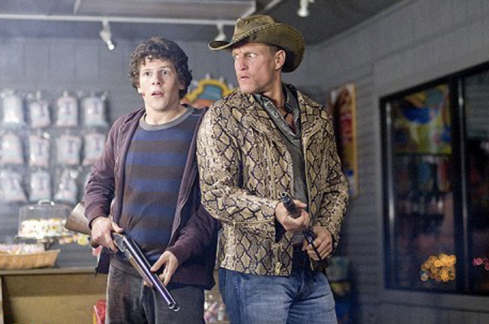 Jesse Eisenberg ve filmu Zombieland.