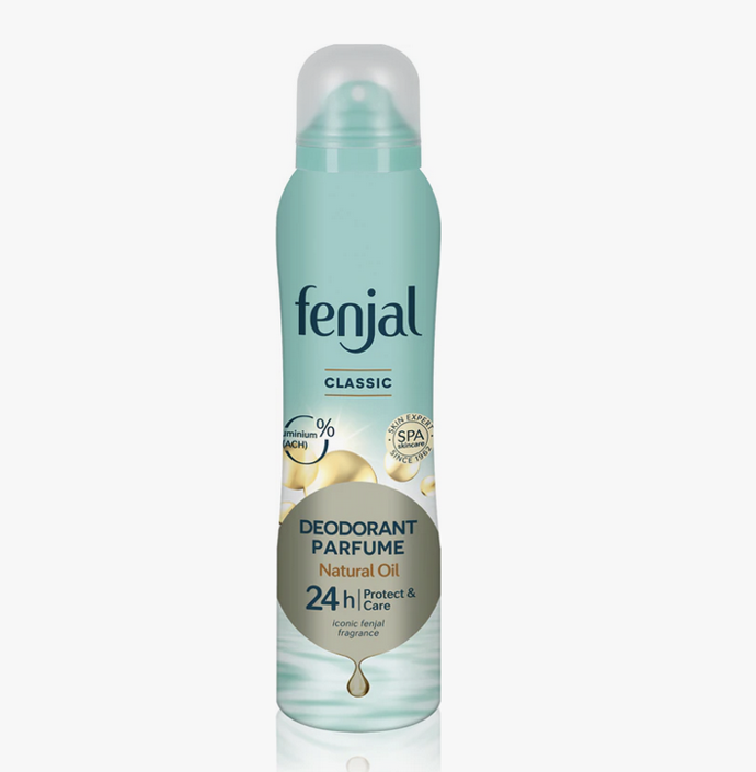 Deodorant ve spreji 24h pro ženy Fenjal Classic poskytuje dlouhotrvající ochranu proti nepříjemnému pachu a zároveň hýčká vaši pokožku. 127 Kč