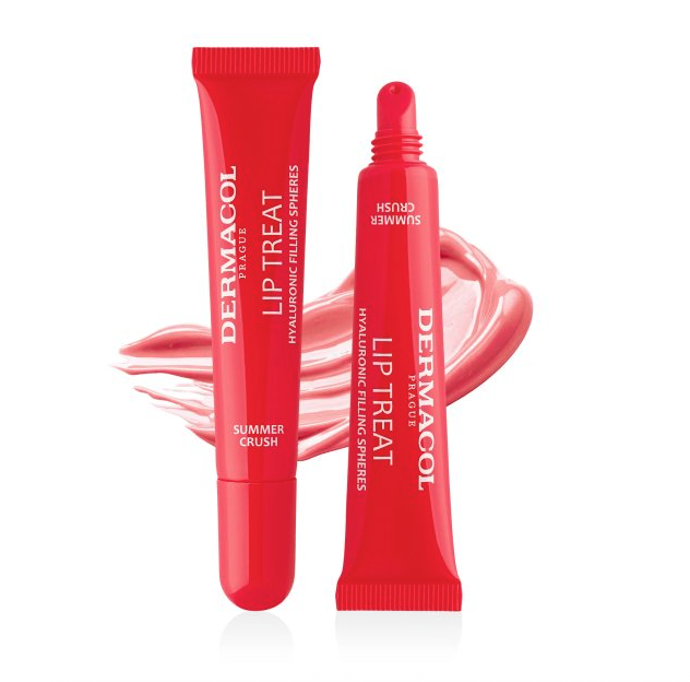 Hydratační lesk na rty Lip Treat, Dermacol, odstín č. 7 Summer Crush, 199 Kč Hydratační lesk na rty Lip Treat, Dermacol, odstín č. 7 Summer Crush, 199 Kč