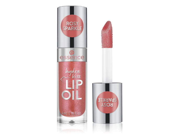 Hydratační olej na rty Hydra Kiss, Essence, odstín 11 Rosy Sparkle, 80 Kč Hydratační olej na rty Hydra Kiss, Essence, odstín 11 Rosy Sparkle, 80 Kč