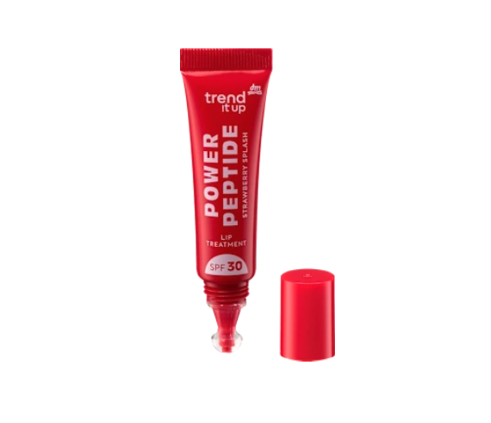 Lesk na rty Power Peptide SPF 30, Trend IT UP, odstín Strawberry Splash, 109 Kč Lesk na rty Power Peptide SPF 30, Trend IT UP, odstín Strawberry Splash, 109 Kč