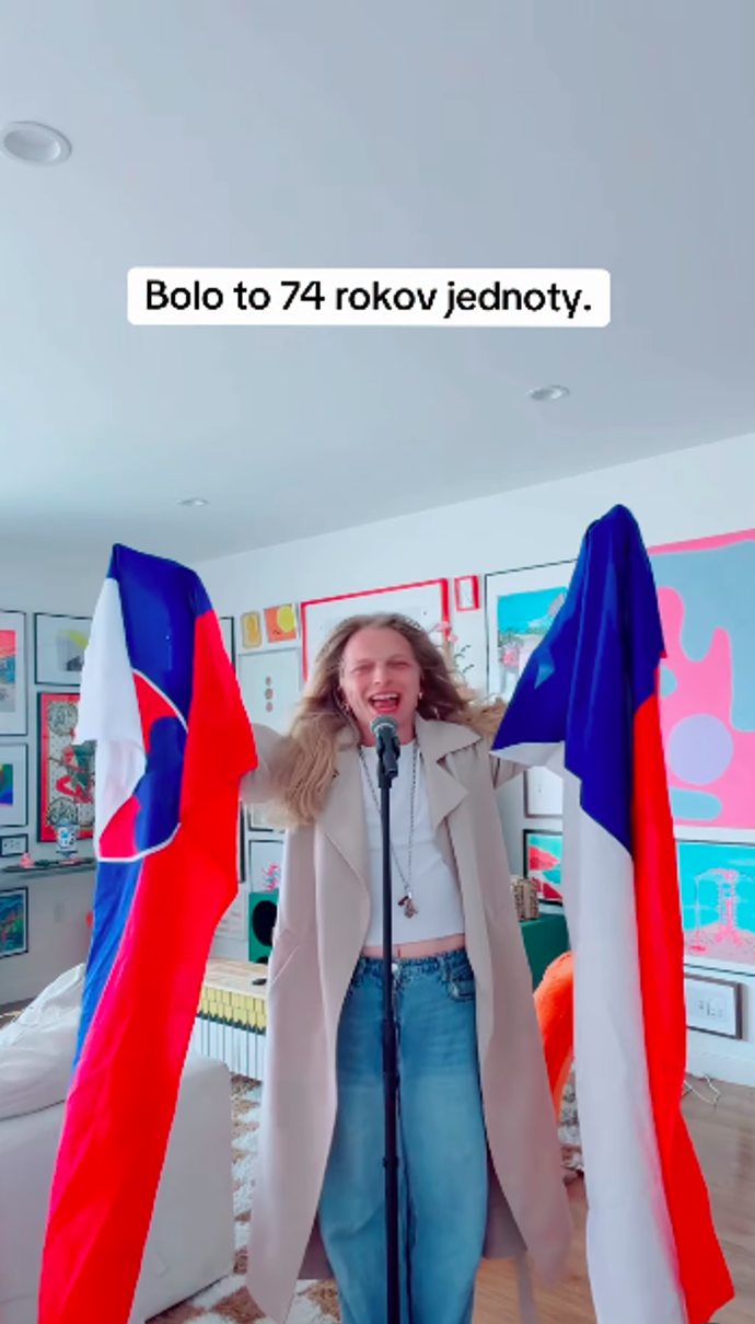 Gwyneth McMillen vyjádřila žal nad rozdělením Československa. Vládnout by chtěla i u nás.