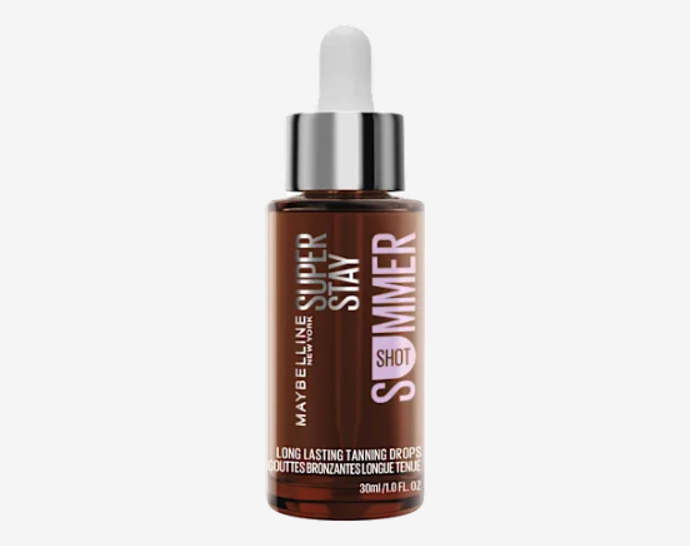 Samoopalovací kapky na obličej Face Summer, Maybelline, 179 Kč (30 ml), prodává dm drogerie
