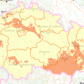 Houbová mapa k 19. červnu 2026.