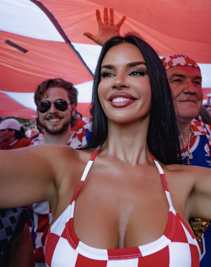 Ivana byla samý úsměv. 