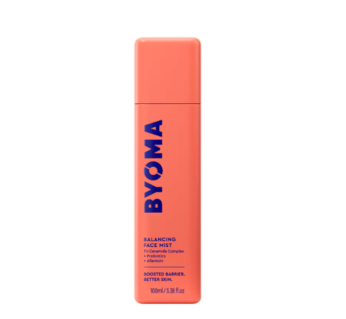 Pleťová mlha s ceramidy a probiotickými fermenty pro posílení kožní bariéry pleti Byoma, 450 Kč (100 ml), prodává Sephora Pleťová mlha s ceramidy a probiotickými fermenty pro posílení kožní bariéry pleti Byoma, 450 Kč (100 ml), prodává Sephora