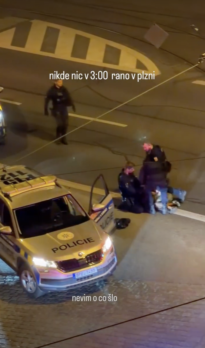 Situace se odehrála zhruba ve 3 hodiny ráno.