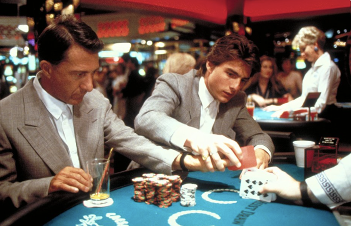 Dustin Hoffman a Tom Cruise ve filmu Rain Man.