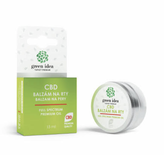 CBD balzám na rty je přírodní produkt s vysokým obsahem CBD. 175 Kč