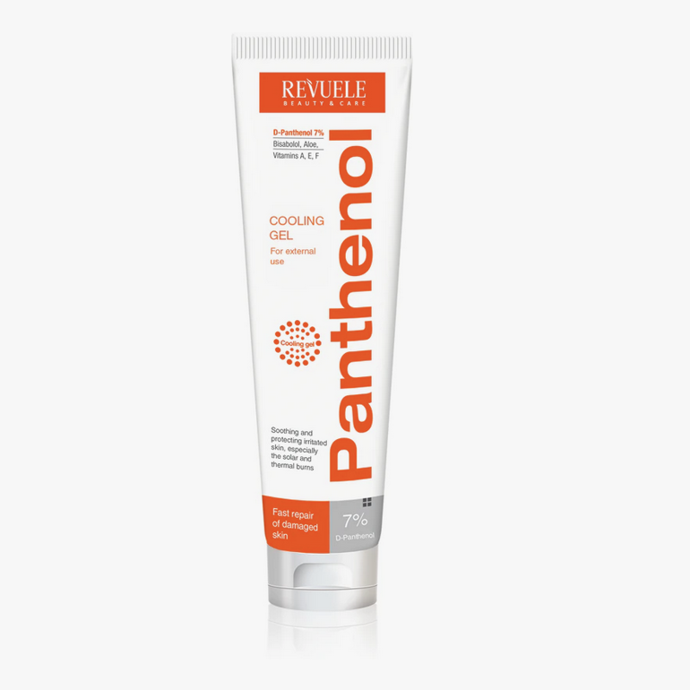 Chladivý gel pro zklidnění pokožky Revuele Panthenol je ideálním společníkem pro regeneraci podrážděné pokožky po popáleninách. Díky aktivnímu D-panthenolu a bisabololu nejen zklidňuje podráždění, ale také podporuje obnovu kožních buněk a pomáhá udržet kůži hydratovanou a pružnou. 62 Kč