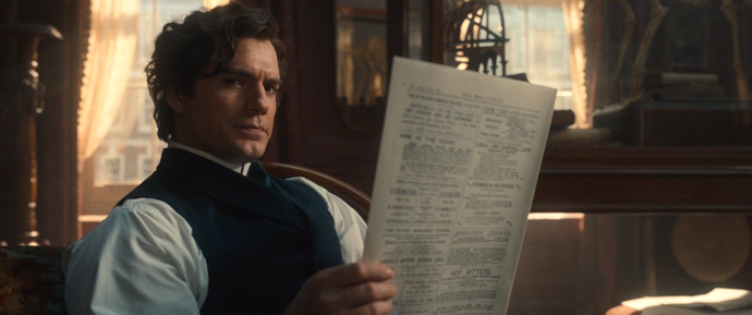 Henry Cavill jako Sherlock Holmes v pokračování dobrodružného filmu Enola Holmes 3.