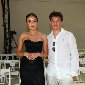 Karolína Jirásková s přítelem. 