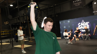 FOTO: Mikýř vyzkoušel vybavení Oktagon gymu.
