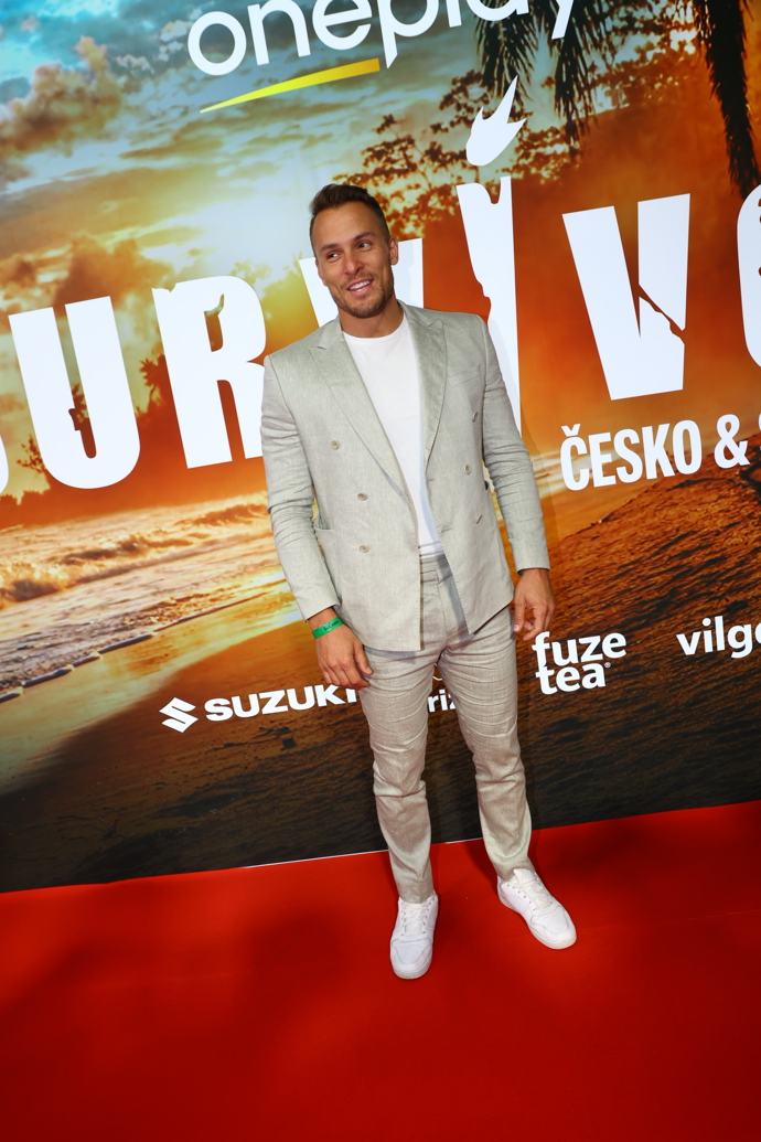Matěj Libecajt na finále show Survivor 2026.
