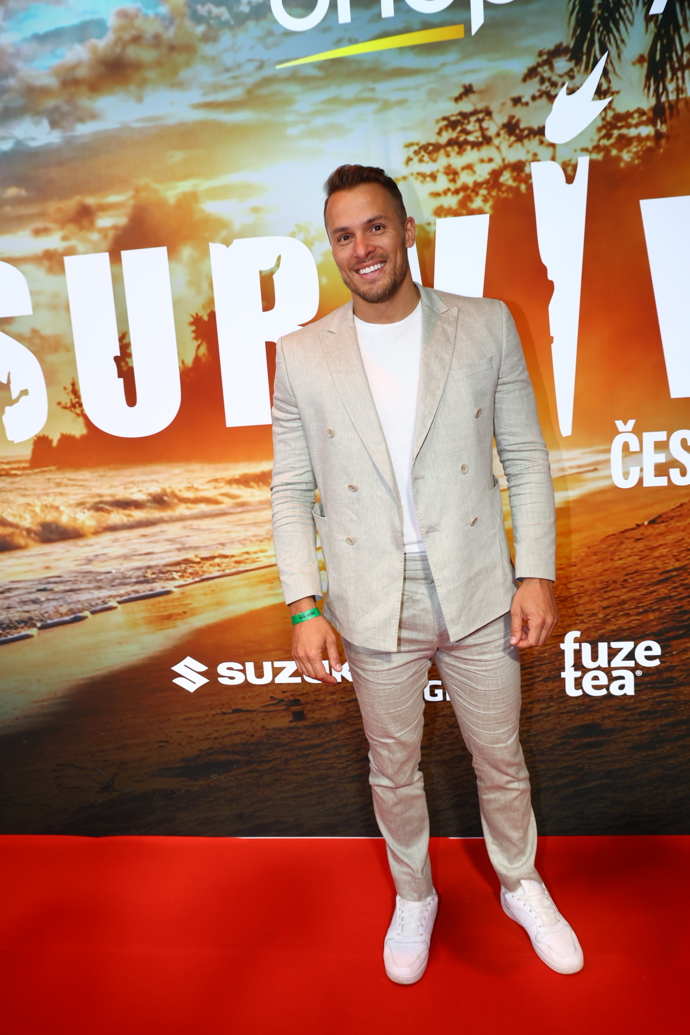 Matěj Libecajt na finále show Survivor 2026.