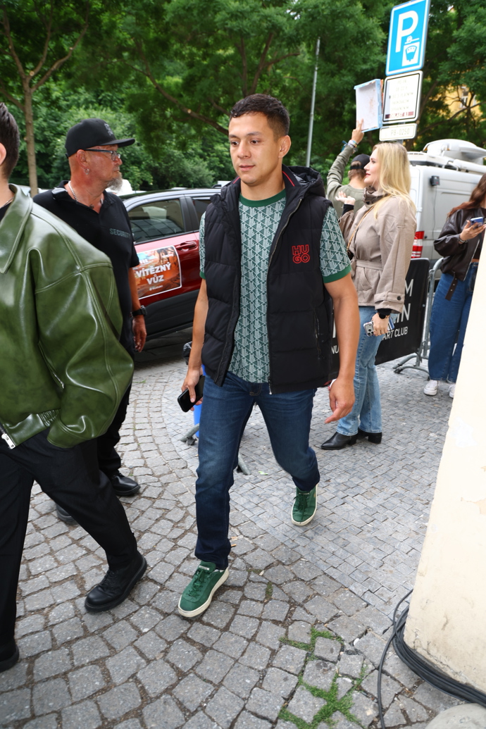 Tomáš Le Sy dorazil podpořit svou přítelkyni.