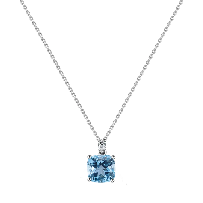 Náhrdelník s diamantem a topazem Mirabel, ALOve, 27 903 Kč