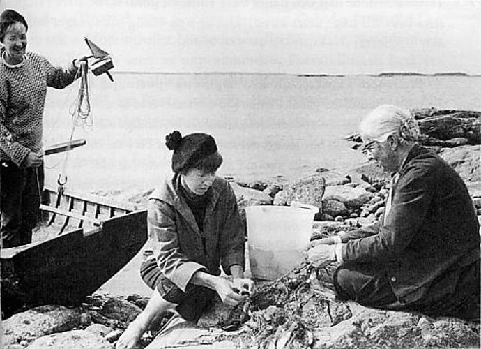 Tove Jansson se svou matkou a partnerkou