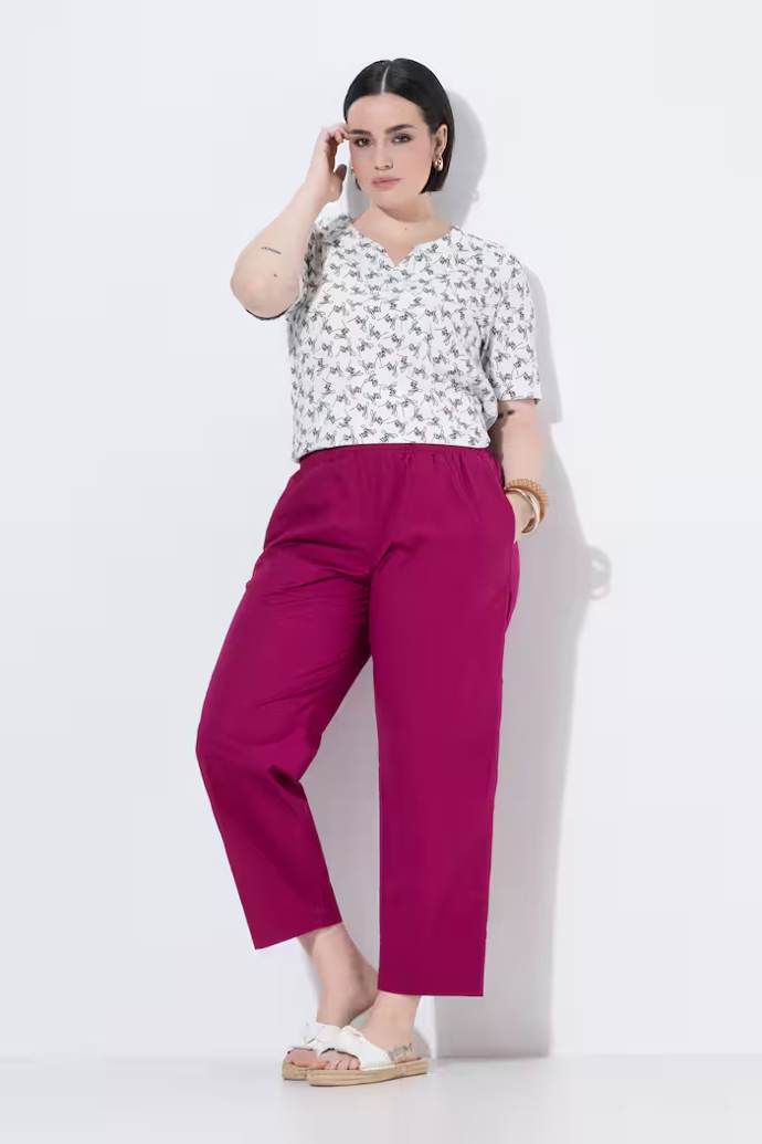 Fuchsiové kalhoty, 989 Kč, Ulla Popken Fuchsiové kalhoty, 989 Kč, Ulla Popken