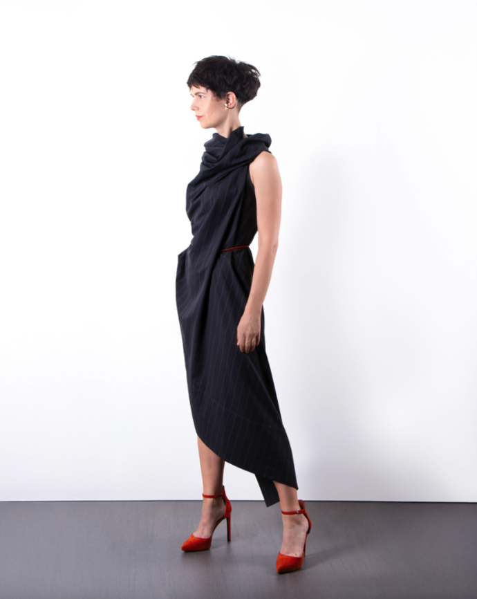 Asymetrické šaty Twister2 Dress, Unvanilla Fashion, 480 eur