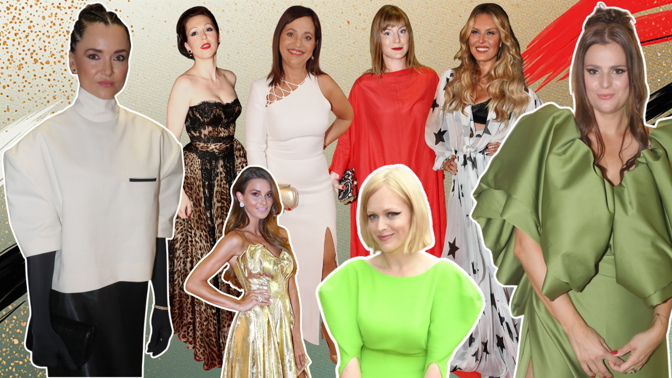Nejhorší modely z karlovarského festivalu: Ornella Koktová se utopila v zelené, Radce Třeštíkové nepomohlo ani zahalení