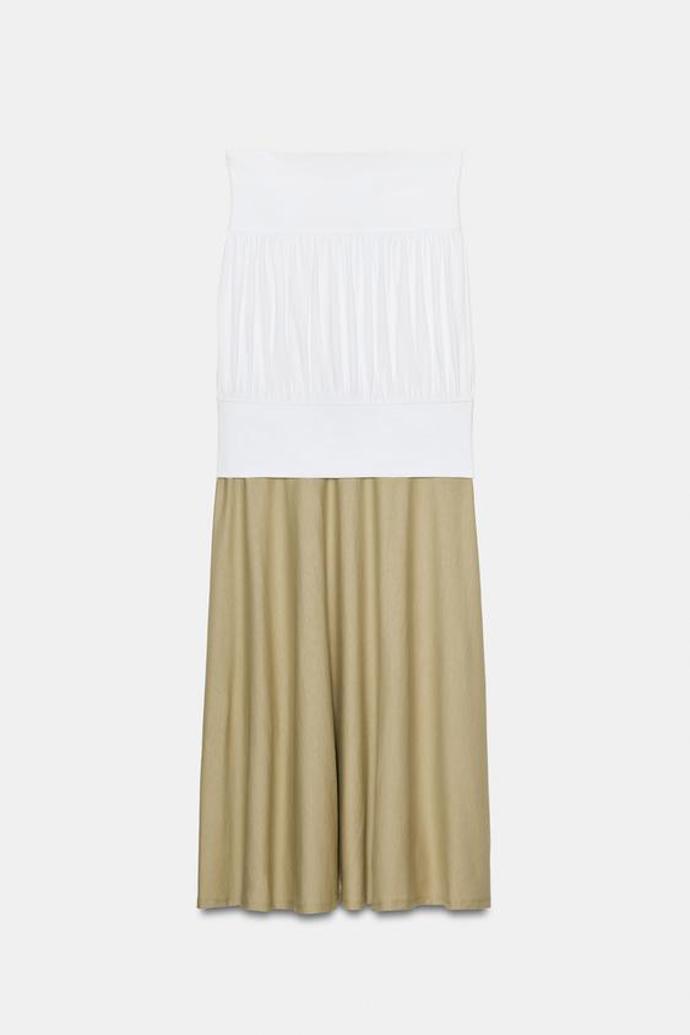 Kontrastní midi šaty, Zara, 699 Kč