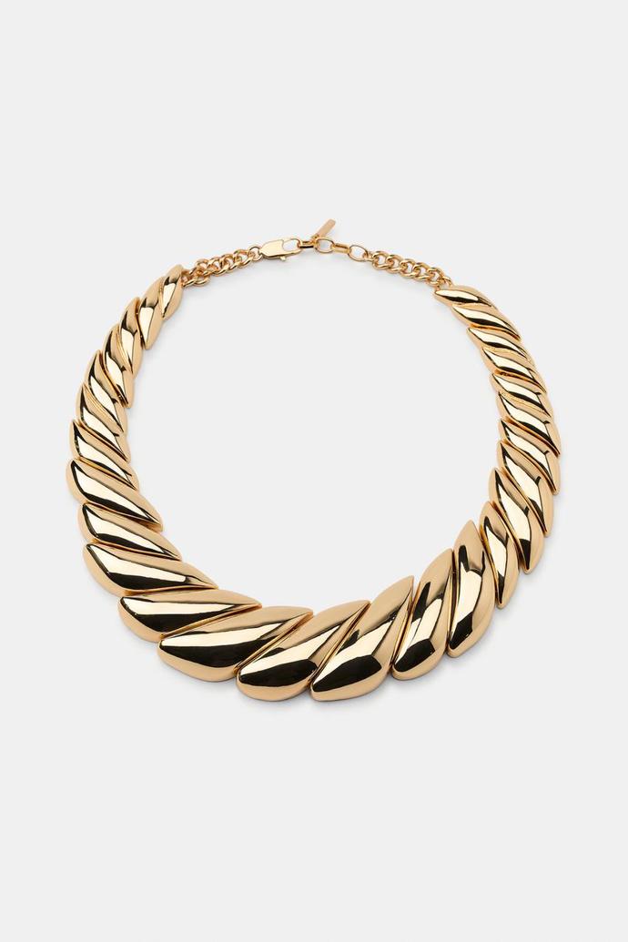 Náhrdelník s kovovými díly, Zara, 549 Kč