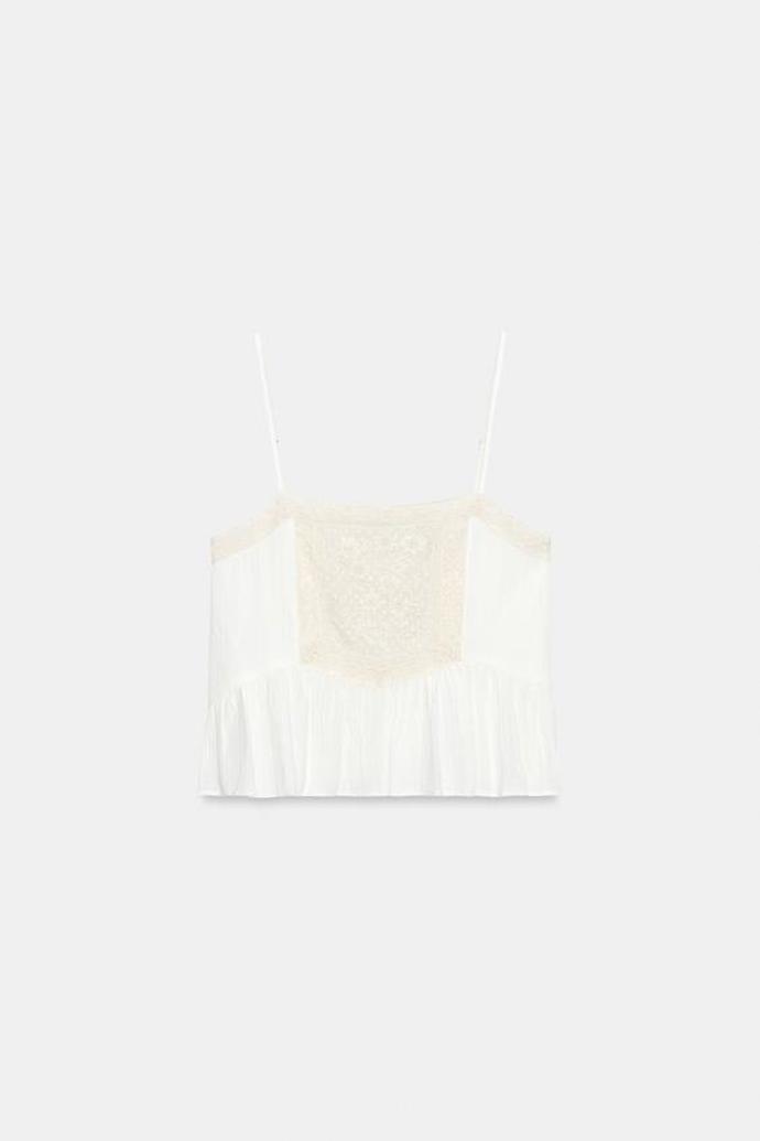 Top s výšivkou, Zara, 849 Kč