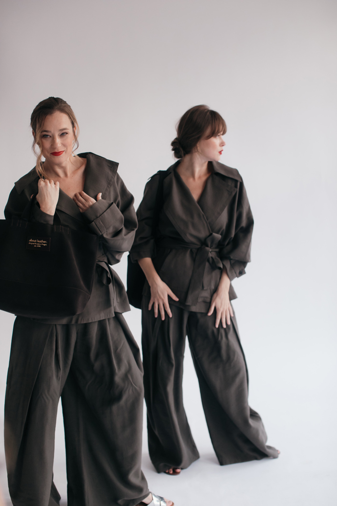 Kristýna a Jenovéfa Bokovy pro značku .about leather.