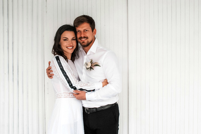 Majitelé glampingu Malý Oslov Tereza a Peter Madansky.