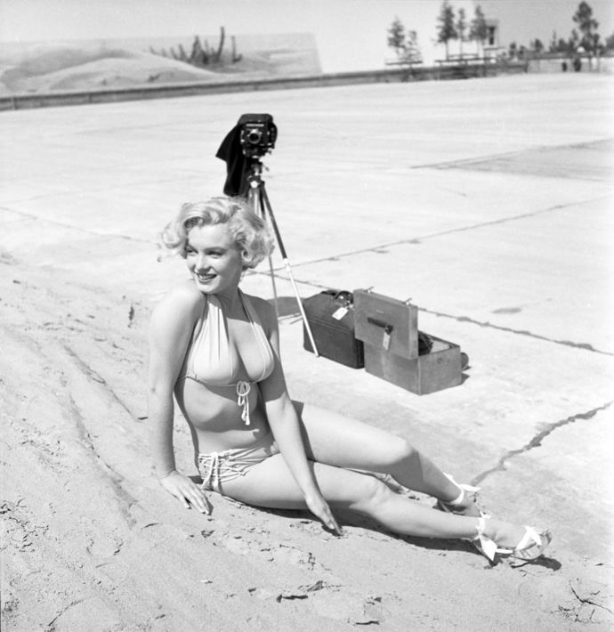 Marylin Monroe v roce 1951 Marylin Monroe v roce 1951