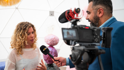 FOTO: Lucie Jindrák Skřivánková při rozhovoru pro eXtra.cz.