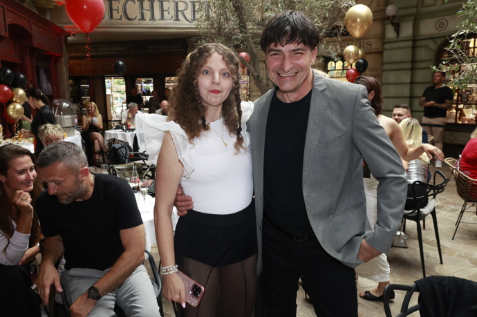 Na křest parfému Sofie Kovářové dorazil i Zdeněk Podhůrský.