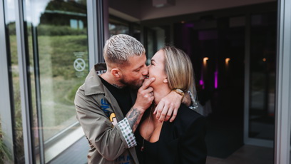 FOTO: Radek Roušal a Nela Slováková ukázali lásku.