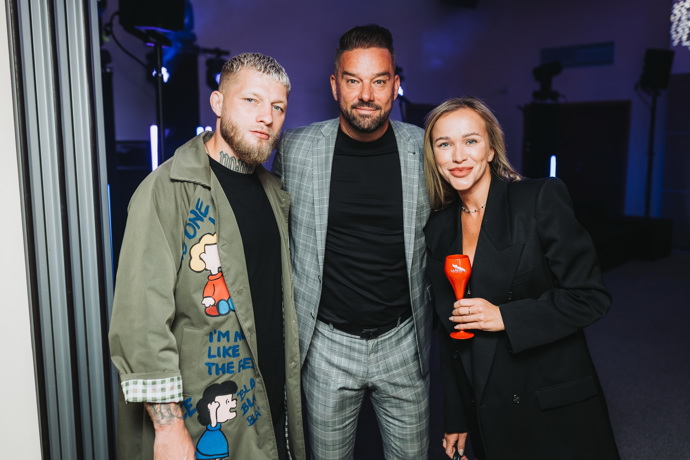 Radek Roušal, Petr Švancara a Nela Slováková. 