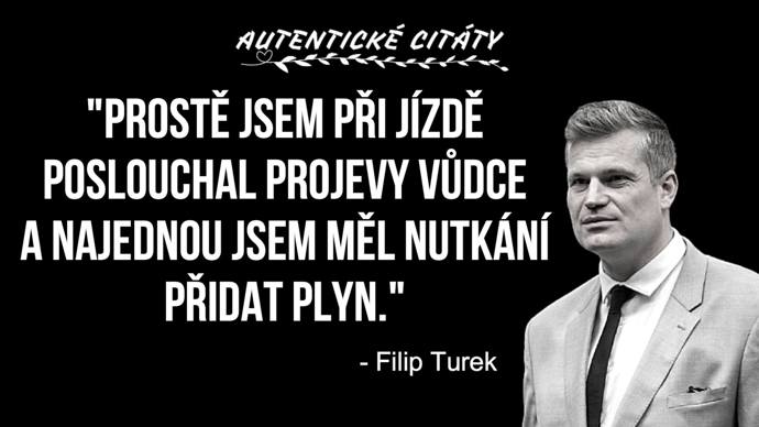 Filip Turek vysvětluje svou nehodu.