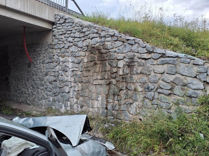 Místo tragické nehody v okrese Dolný Kubín, kde vyhasl život oblíbeného historika a lídra STAN.