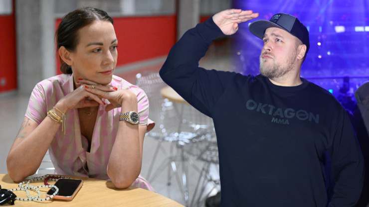 Agáta Hanychová řeší útok od Stejka.