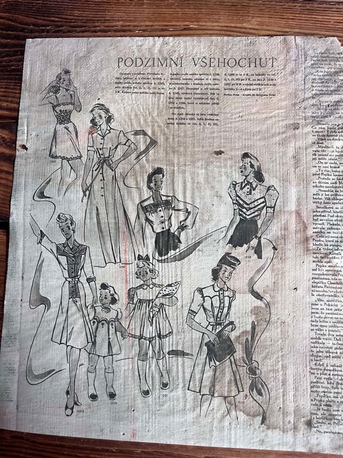 Takhle se oblékaly dámy v roce 1940 na podzim. 
