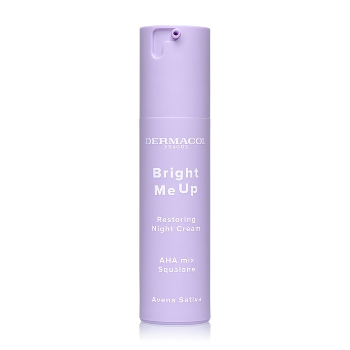 Jednou týdně také používám novou pečující kosmetiku od Dermacolu. Právě noční obnovující krém Bright Me Up mi sjednotí tón pleti díky AHA kyselinám, které podporují přirozenou exfoliaci. Během spánku napomáhá regeneraci, intenzivně hydratuje a posiluje kožní bariéru. Pravidelným používáním přispívá k redukci pigmentových skvrn a viditelně zmírňuje projevy akné.
50 ml stojí 349 Kč.