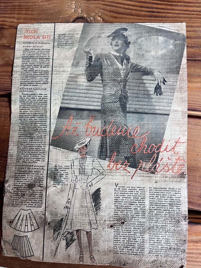 Elegance především. Móda z roku 1940 podle zachovalých stránek ženských časopisů