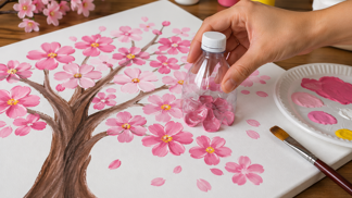 DIY: Plastovou lahev nevyhazujte. S její pomocí vykouzlíte rozkvetlý obraz  i bez malířského talentu