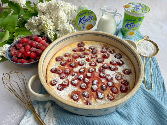 Sladká tečka v podobě clafoutis