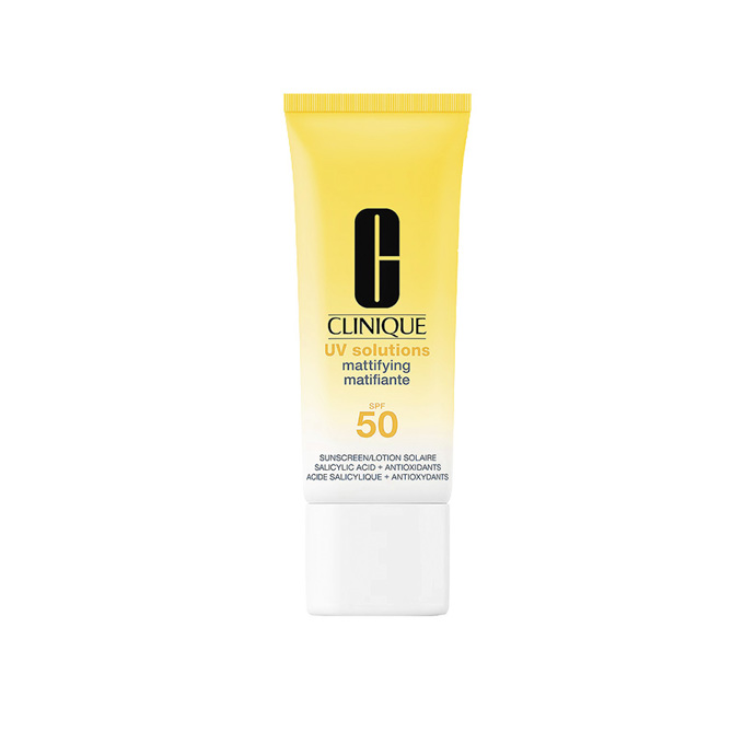  Lehký matující pleťový krém UV Solutions Mattifying Sunscreen SPF 50, Clinique, 40 ml, 790 Kč