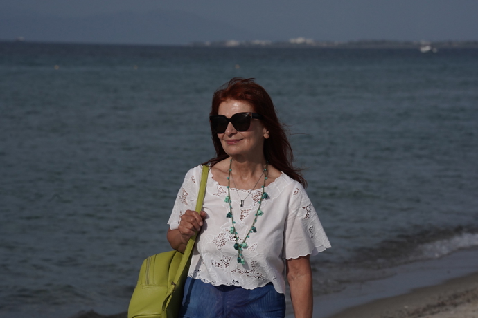 Ljuba Krbová na cestách.