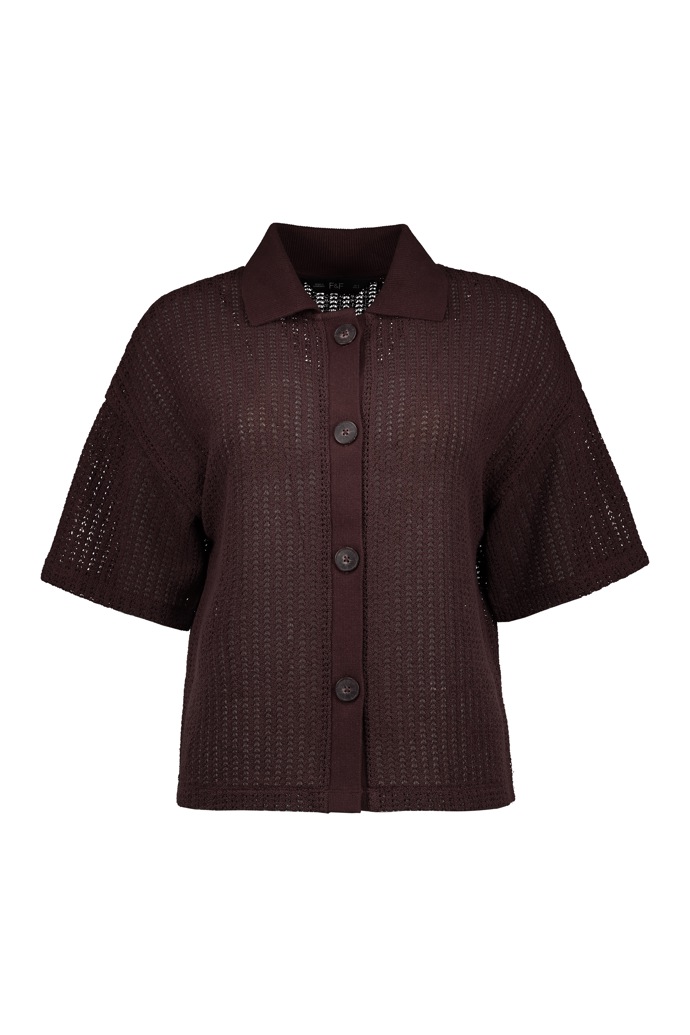 Háčkovaný kardiganový top, F&F, 749 Kč