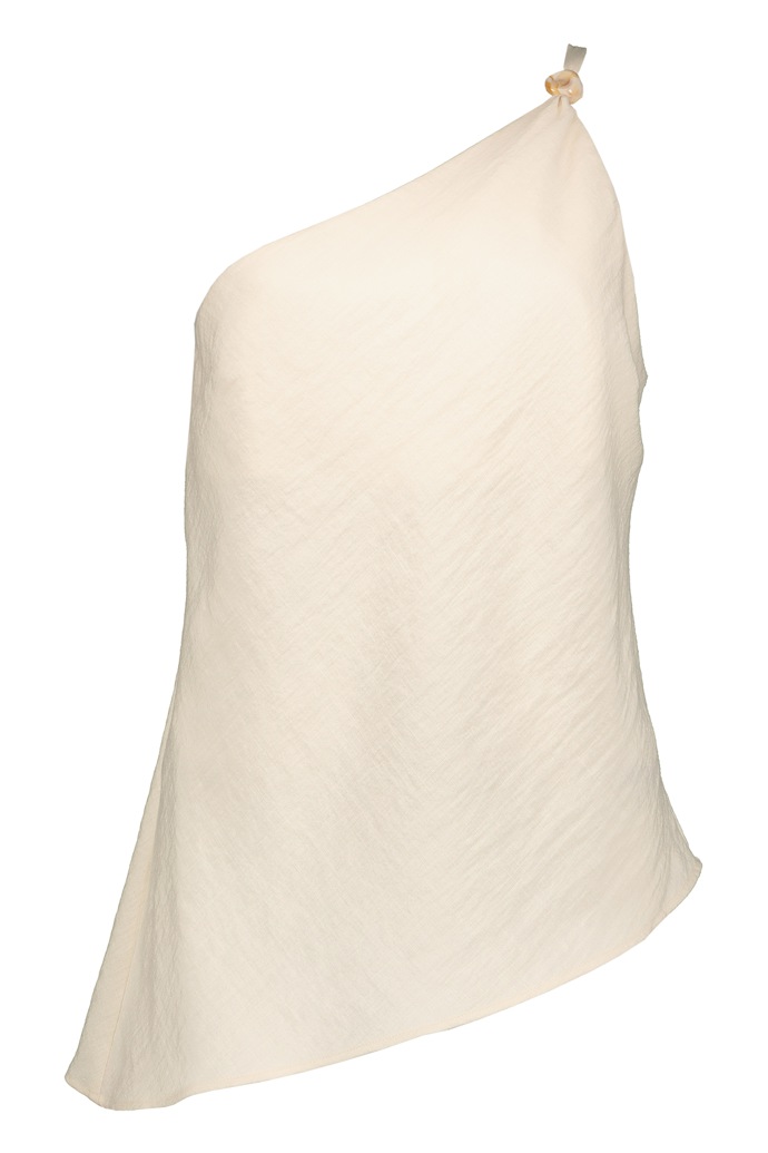 Lněný krémový top, F&F, 749 Kč