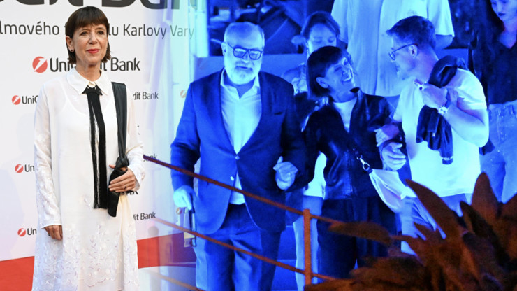 Andrea Bartošková se dobře bavila.